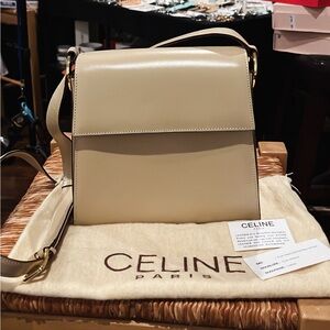 Vintage Celine classic box shaped bag